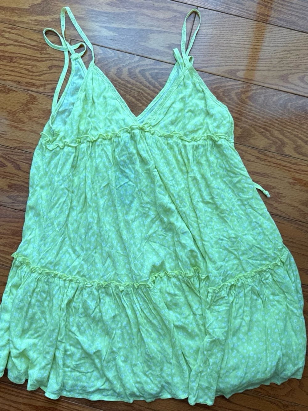 Light Green Women's Sleeveless Babydoll Sundres